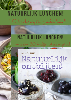 Combinatie van ontbijt recepten en lunchen met salade recepten en lunchen zonder brood recepten. Ebook met lunchsalade recepten en lunchen zonder brood recepten. 80 recepten